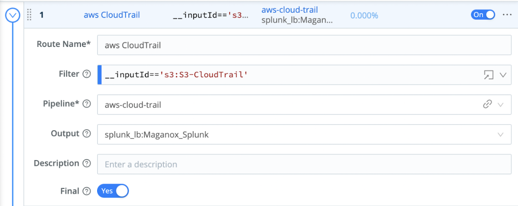 consists of a LogStream Pipeline 1