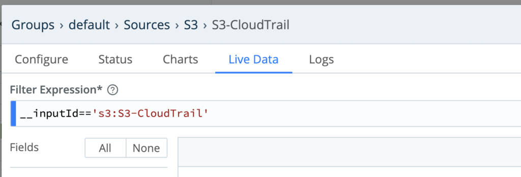 CloudTrail logs